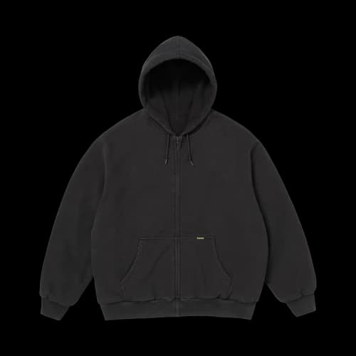 Supreme Reversible Work Zip Up Hooded Sweatshirt 'Black'