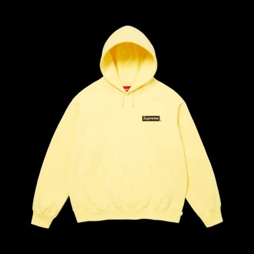 Supreme President Hooded Sweatshirt 'Light Yellow'