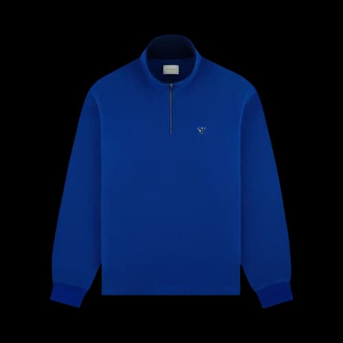 Aimé Leon Dore Leon Quarter Zip Fleece Pullover 'Blue Quartz'