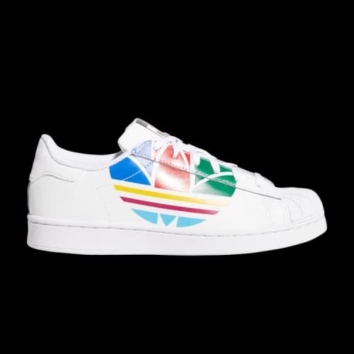 (PS) adidas Superstar Pure J 'Colorful Trefoil - Cloud White'
