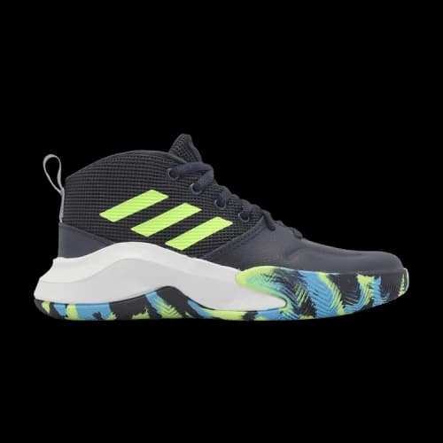 (PS) adidas Own The Game J Wide 'Legend Ink Signal Green'