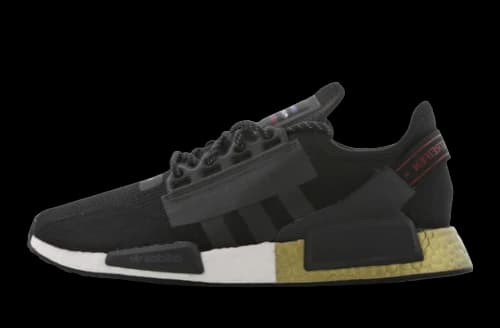 adidas NMD V2 Core Black Gold Metallic