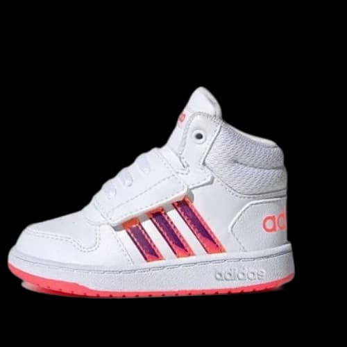 (TD) adidas adidas Hoops 2.0 Mid 'White Pink'