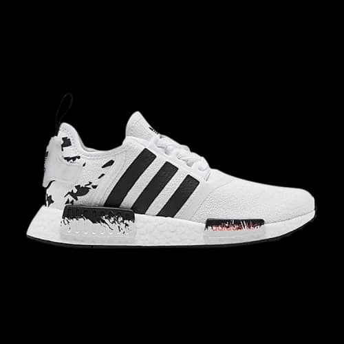 (GS) adidas NMD_R1 'White Black'