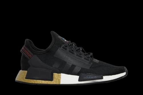 adidas NMD V2 Core Black Gold Metallic (Youth)