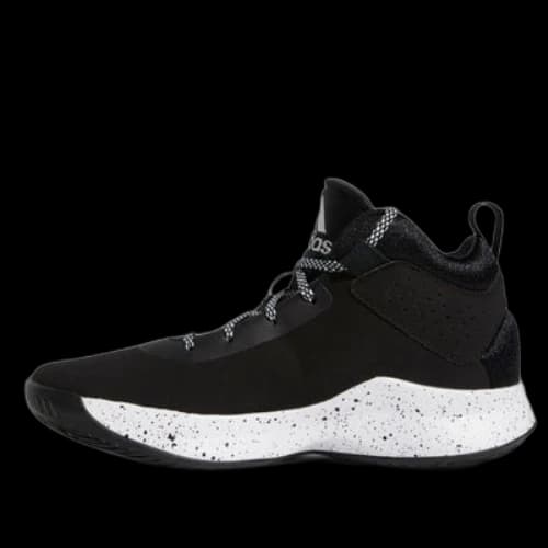 (GS) adidas Cross Em Up 5 Shoes - Black