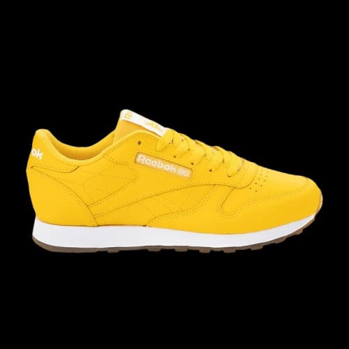 Reebok Classic Leather 'Toxic Yellow Gum' (Women's)