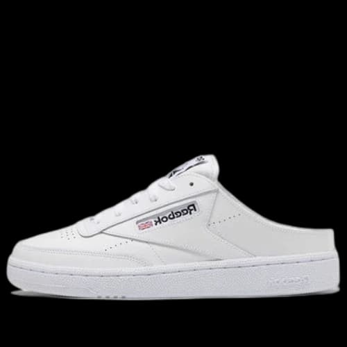 Reebok Club C 85 Mule Slip-On Shoes White (Women's)