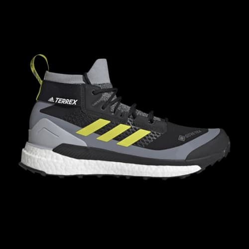 adidas Terrex Free Hiker GTX 'Halo Silver Acid Yellow'