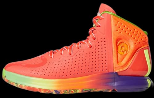 adidas D Rose 4 Restomod Solar Red Rainbow