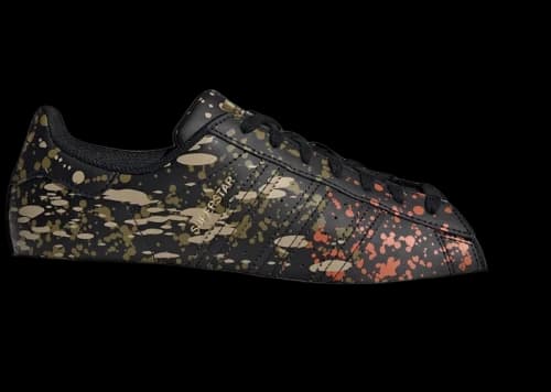 adidas Superstar Splashes, Splatter and Drips Black