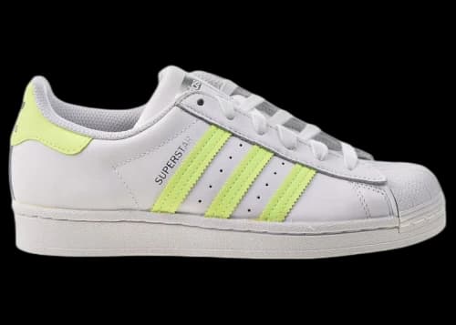 adidas Superstar Footwear White Hi Res Yellow
