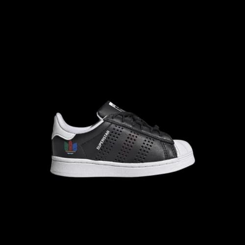 (TD) adidas Superstar 'Colorful Trefoil - Core Black'