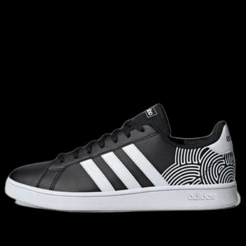 adidas neo Grand Court 'Black White Grey'