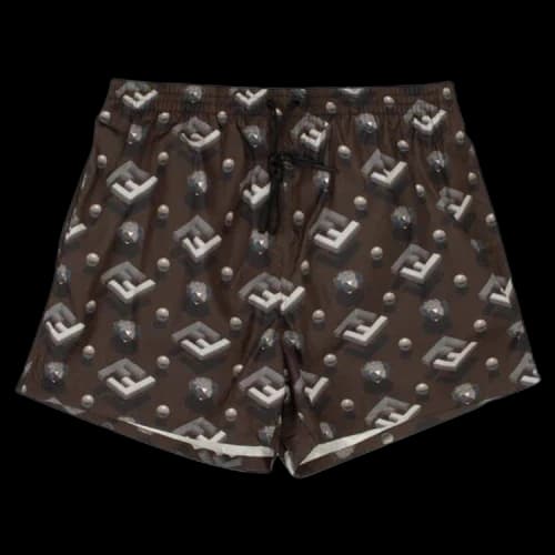 Fendi FF Beachwear Boxer 'Black'