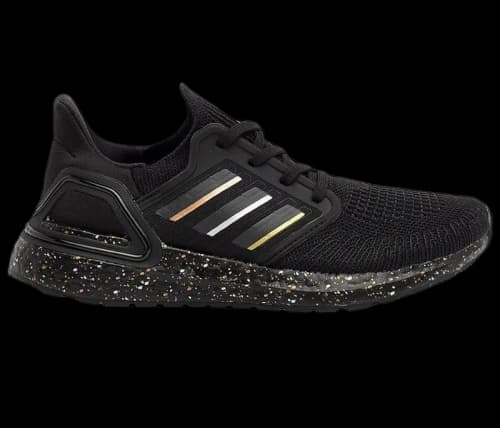 adidas Ultra Boost 20 Black Gold Metallic Silver (Women's)