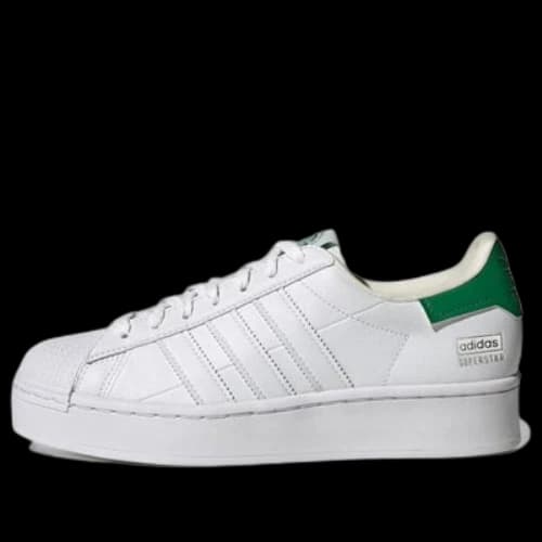 adidas originals Superstar Bold Shoes White/Green (Women's)