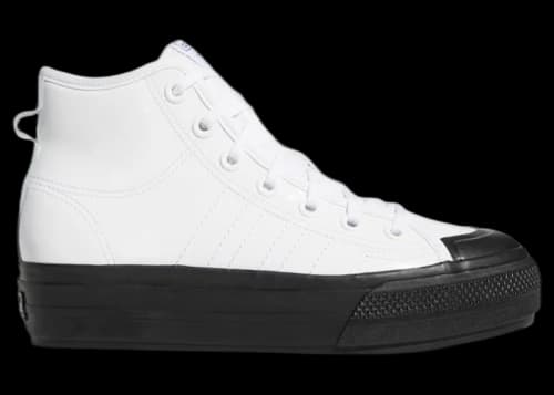 adidas Nizza RF Platform Mid White Black (Women's)