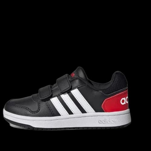 (PS) adidas Hoops 2.0 'Black White Red'