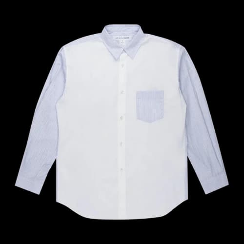 Comme des Garçons SHIRT Long-Sleeve Forever Stripe Shirt 'White'