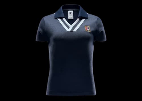 Nike x YOON Women's Short-Sleeve Polo Armory Navy/White