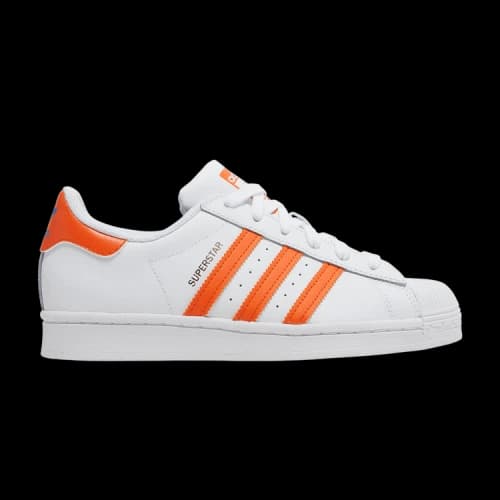 (GS) adidas Superstar J 'White Orange'