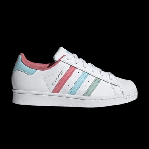adidas Superstar J 'White Hazy Rose Sky'