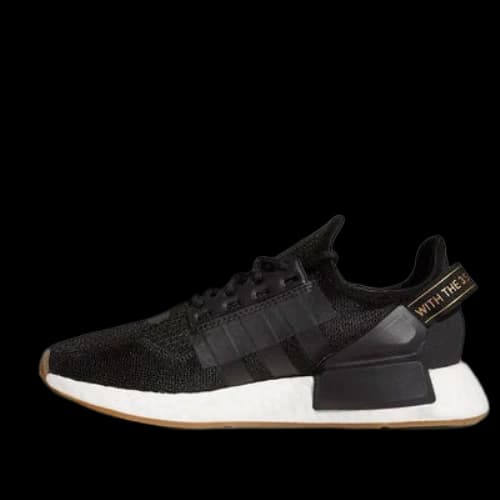 (GS) adidas originals NMD_R1 V2 J 'Black White'