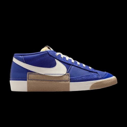 Nike Blazer Low Pro Club Deep Royal Blue Gum Light Brown Metallic Gold Pale Ivory