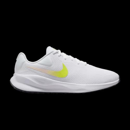 Nike Revolution 7 Wide 'White Cyber Crimson Tint' (Women's)