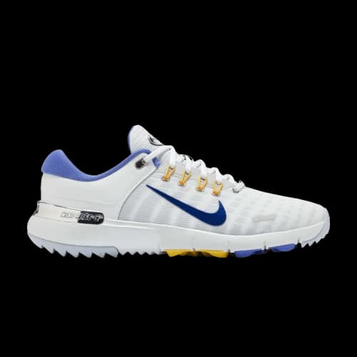 Nike Free Golf Pure Platinum University Gold Wolf Grey Astronomy Blue
