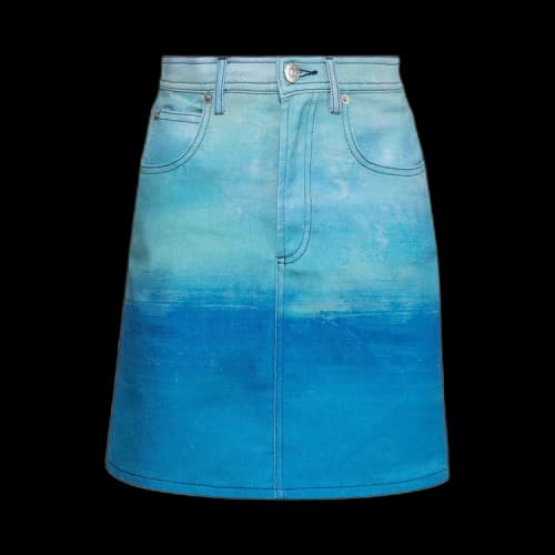 Marni Ombre Skirt 'Bright Blue'