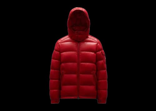 Moncler Maya Short Down Jacket Garnet Red