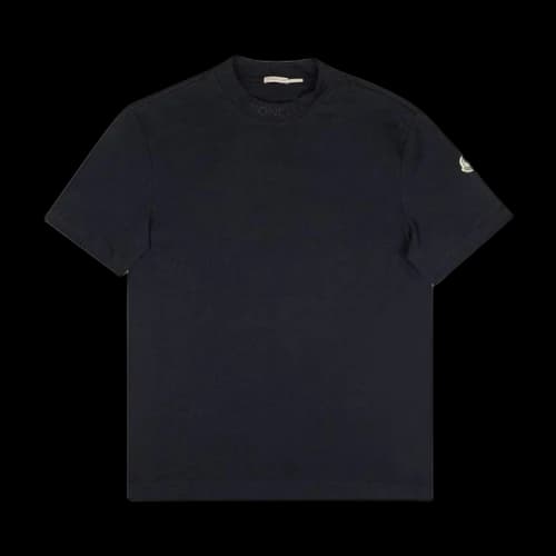 Moncler Rubberized Logo Short-Sleeve T-Shirt 'Blue'