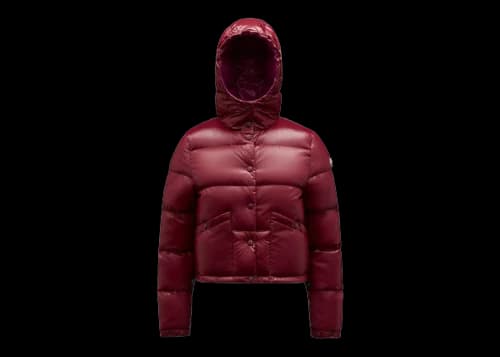 Moncler Women's Bardanette Short Down Jacket Garnet Red