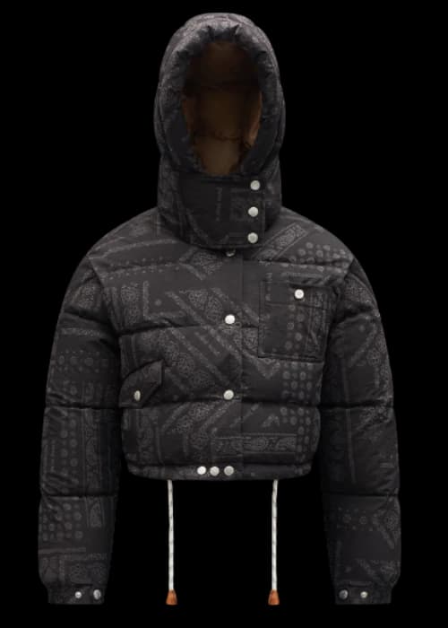 Moncler x Palm Angels Casmalia Short Down Jacket Black