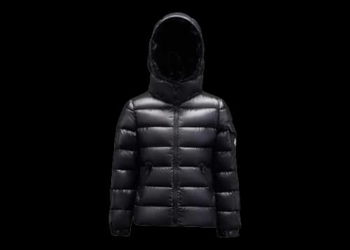 Moncler Girl's Bady Short Down Kid's Jacket Black