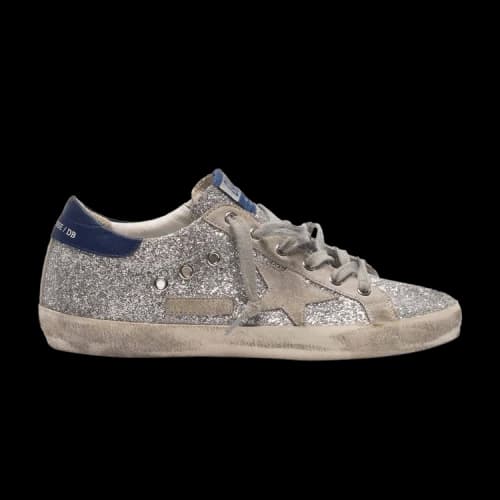Golden Goose Superstar 'Silver Glitter Blue' (Women's)