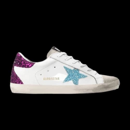 Golden Goose Superstar 'White Blue Glitter' (Women's)