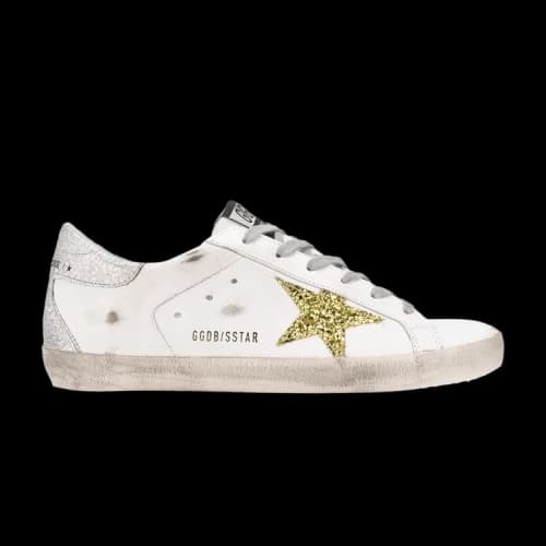 Golden Goose Superstar 'White Gold Silver Glitter' (Women's)