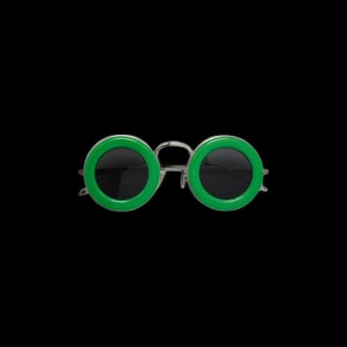 Loewe Round Sunglasses 'Khaki Green/Gold'