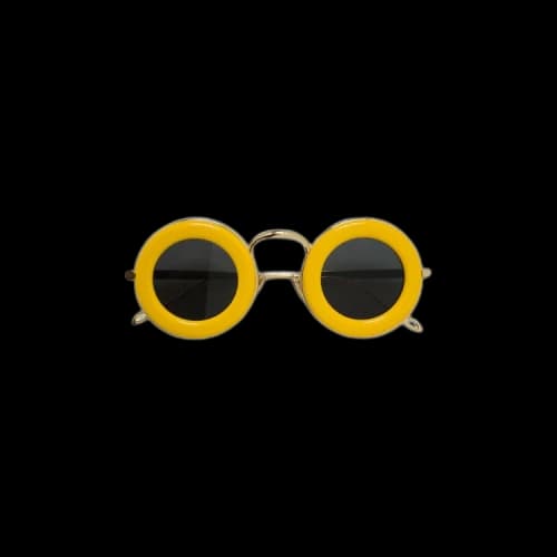 Loewe Round Sunglasses 'Yellow'