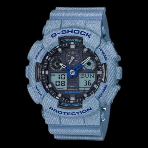 CASIO G-Shock Analog-Digital 'Light Blue'