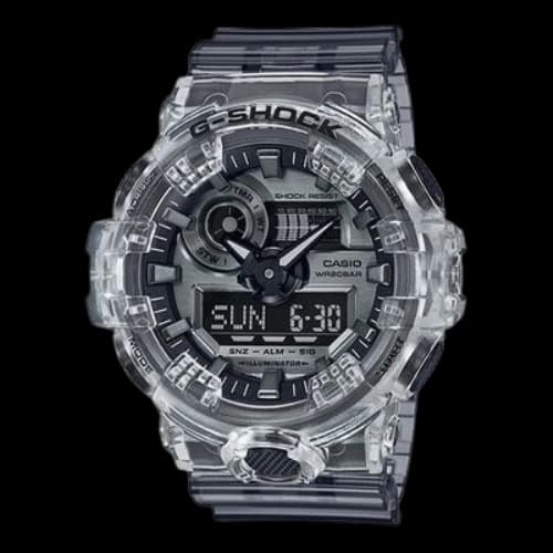 CASIO G-Shock Analog-Digital Translucent Grey'
