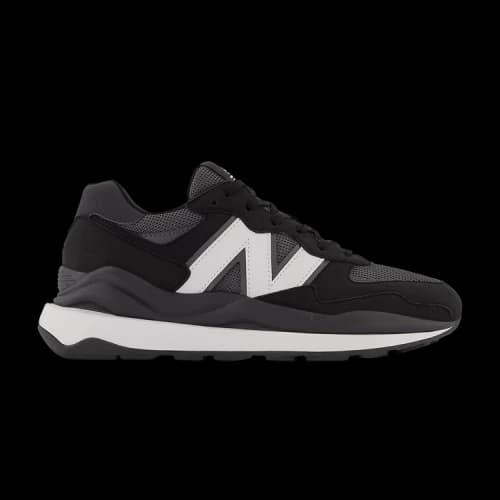 New Balance 57/40 Big Kid Wide 'Black White'