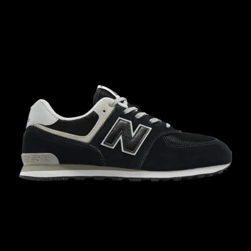 New Balance 574 Big Kid Wide 'Core Pack - Black White'