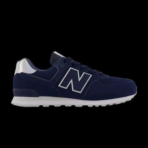 New Balance 574 Big Kid Wide 'Natural Indigo'