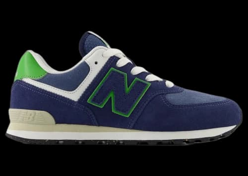 New Balance 574 Lace Navy Alpine Green (GS)