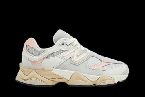 New Balance 9060 Big Kid Wide 'Grey Matter Pink Haze'