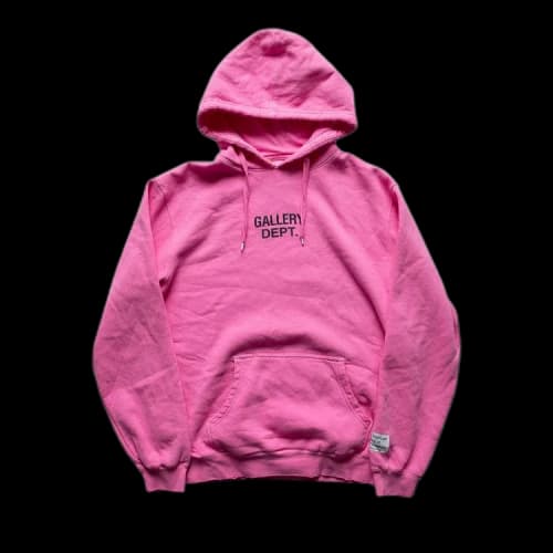 Gallery Dept. Center Logo Hoodie 'Pink'